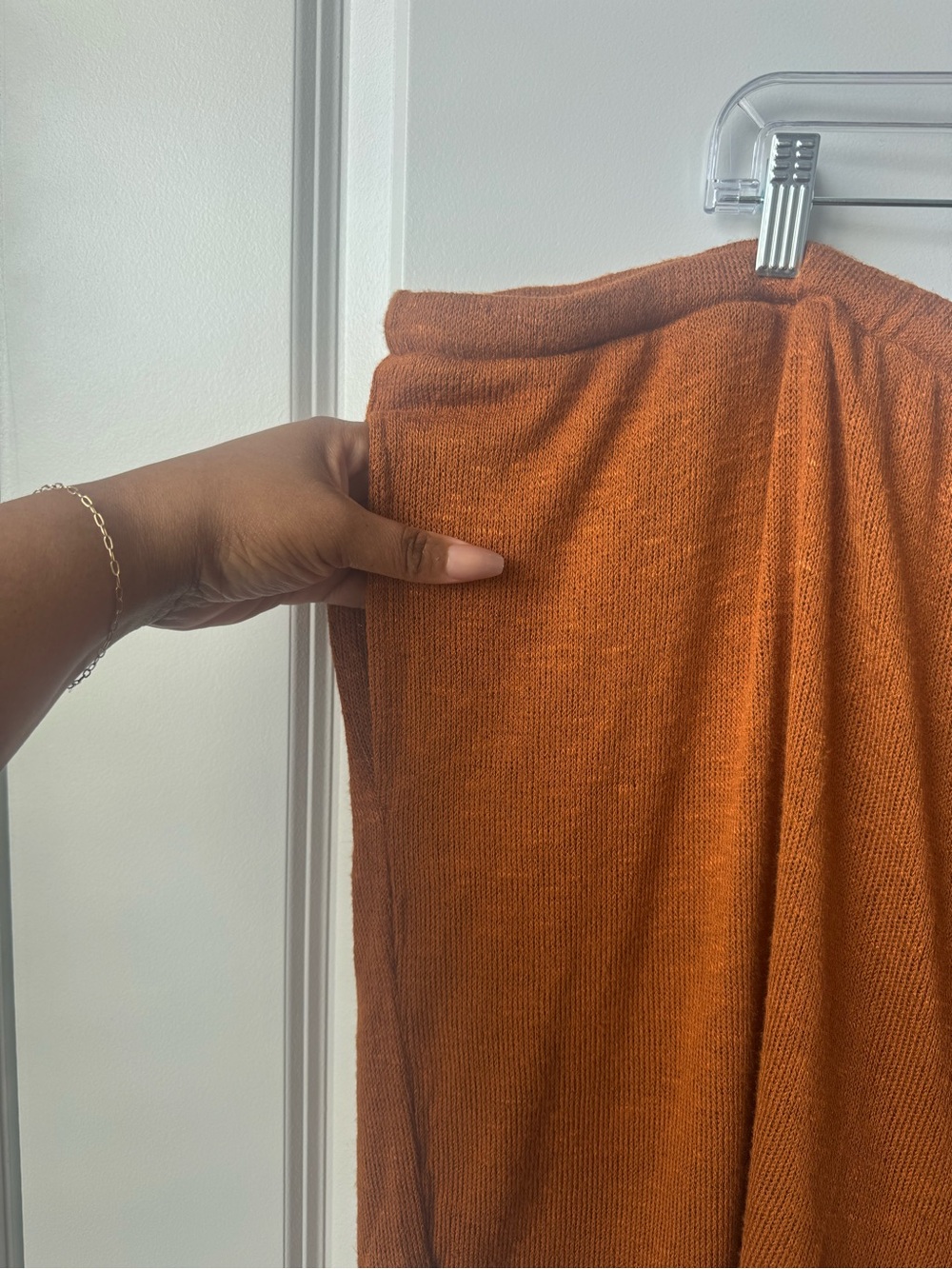 torrid Rust High-Rise Drawstring Knit Short - Picture 4 of 6
